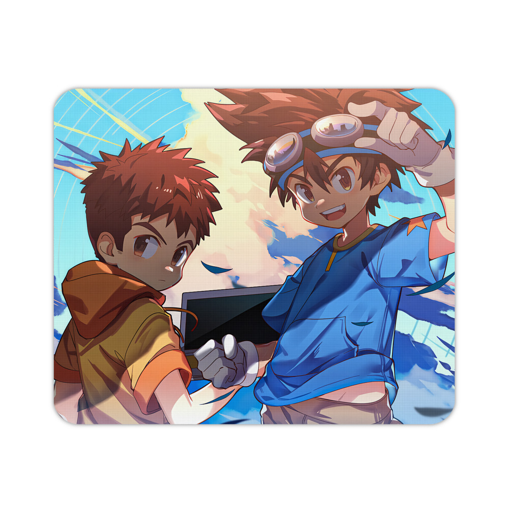 （画像用） Digimon デジタルモンスター/デジモン マウスパッド ステッチ加工 ラバー素材 防水 滑り止め 超薄型 ゲーミング/オフィス対応