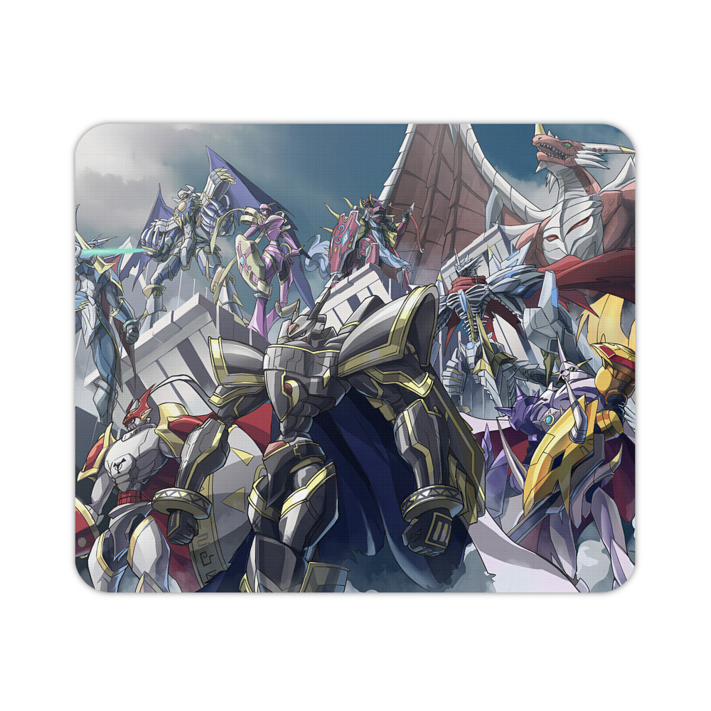 （画像用） Digimon デジタルモンスター/デジモン マウスパッド ステッチ加工 ラバー素材 防水 滑り止め 超薄型 ゲーミング/オフィス対応