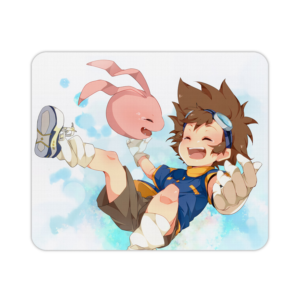 （画像用） Digimon デジタルモンスター/デジモン マウスパッド ステッチ加工 ラバー素材 防水 滑り止め 超薄型 ゲーミング/オフィス対応