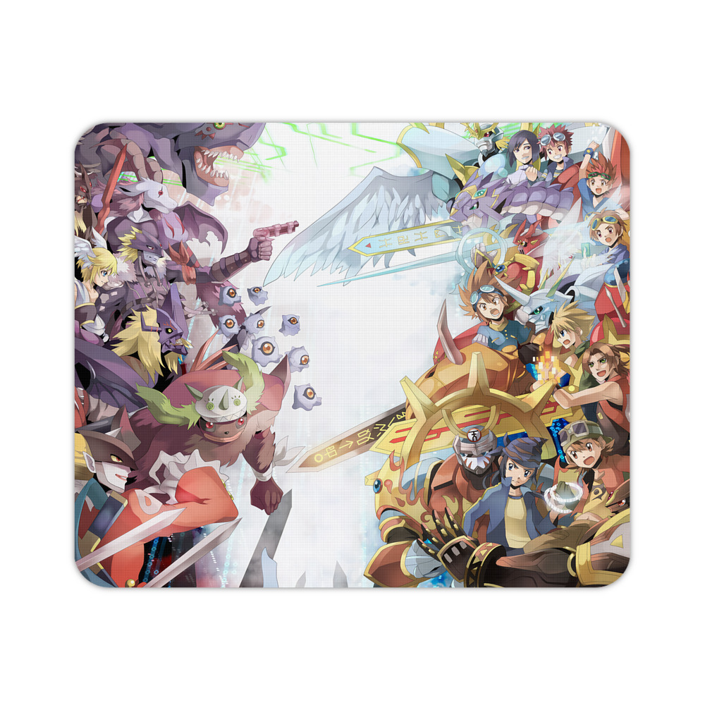 （画像用） Digimon デジタルモンスター/デジモン マウスパッド ステッチ加工 ラバー素材 防水 滑り止め 超薄型 ゲーミング/オフィス対応