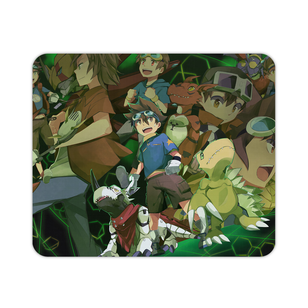 （画像用） Digimon デジタルモンスター/デジモン マウスパッド ステッチ加工 ラバー素材 防水 滑り止め 超薄型 ゲーミング/オフィス対応