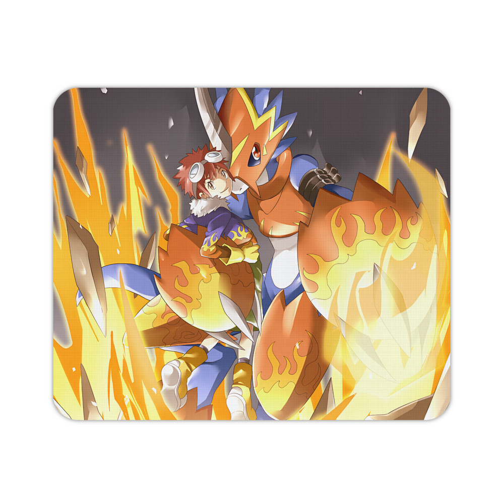 （画像用） Digimon デジタルモンスター/デジモン マウスパッド ステッチ加工 ラバー素材 防水 滑り止め 超薄型 ゲーミング/オフィス対応