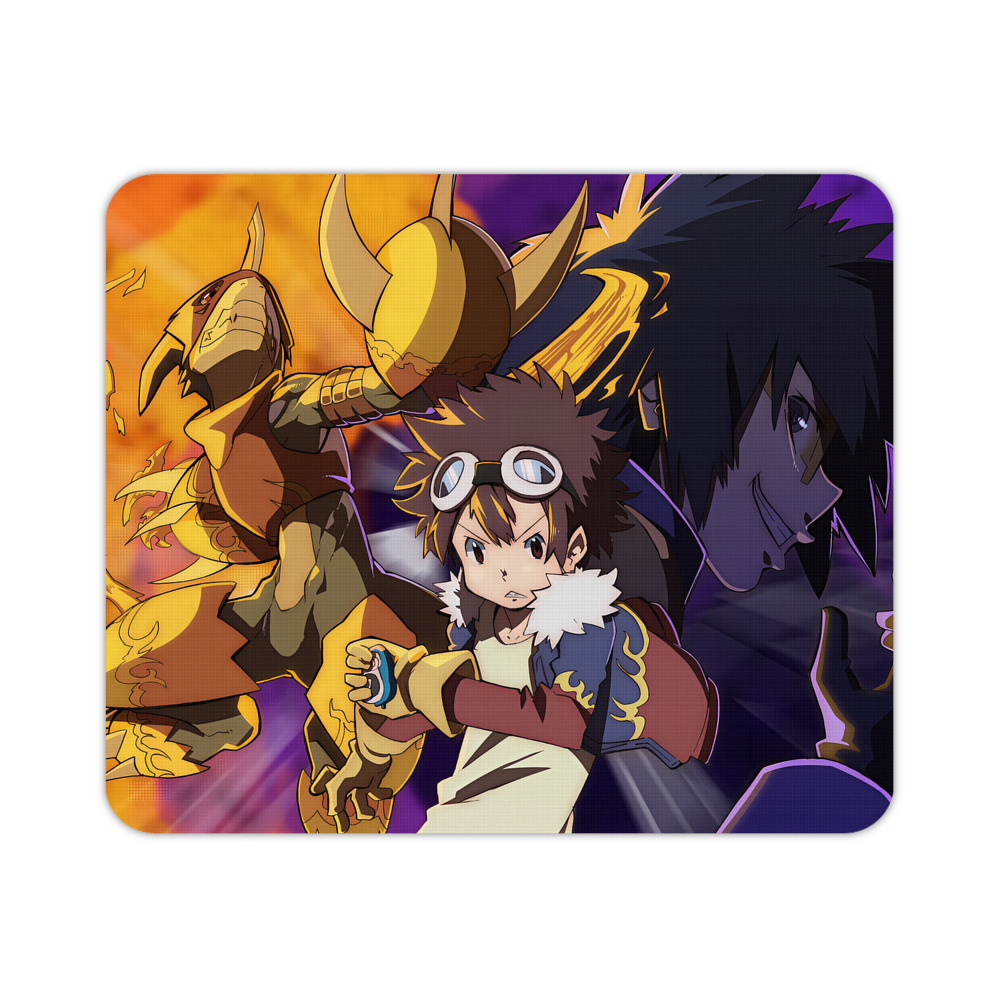 （画像用） Digimon デジタルモンスター/デジモン マウスパッド ステッチ加工 ラバー素材 防水 滑り止め 超薄型 ゲーミング/オフィス対応