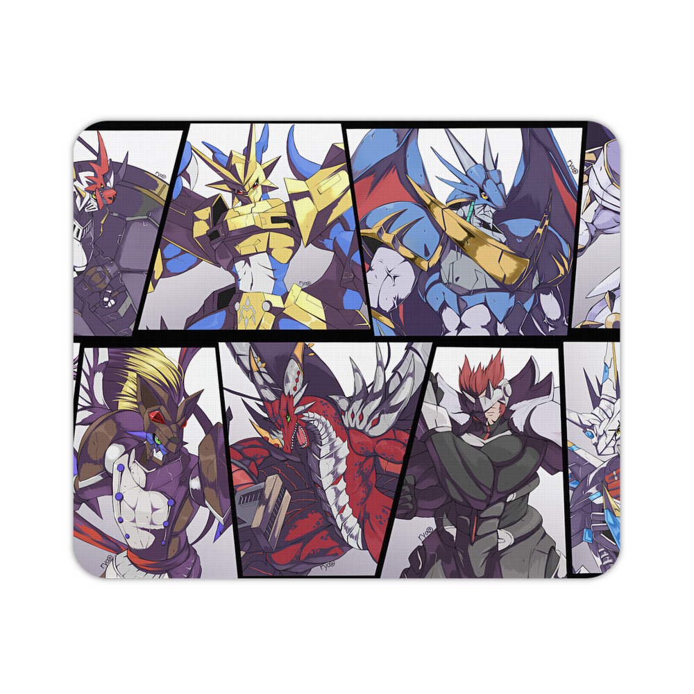 （画像用） Digimon デジタルモンスター/デジモン マウスパッド ステッチ加工 ラバー素材 防水 滑り止め 超薄型 ゲーミング/オフィス対応