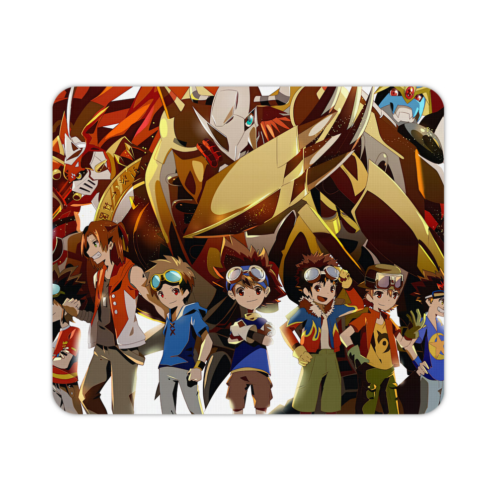 （画像用） Digimon デジタルモンスター/デジモン マウスパッド ステッチ加工 ラバー素材 防水 滑り止め 超薄型 ゲーミング/オフィス対応
