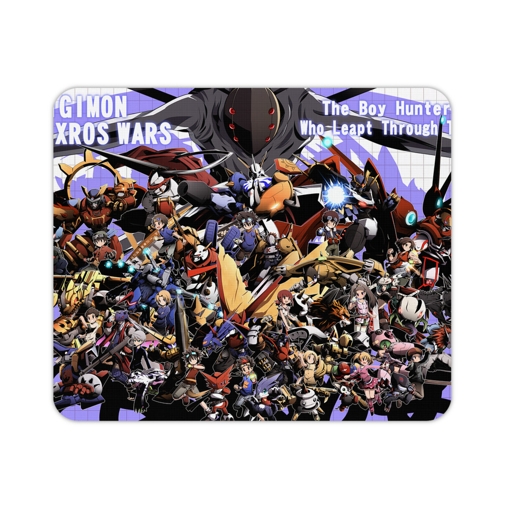 （画像用） Digimon デジタルモンスター/デジモン マウスパッド ステッチ加工 ラバー素材 防水 滑り止め 超薄型 ゲーミング/オフィス対応
