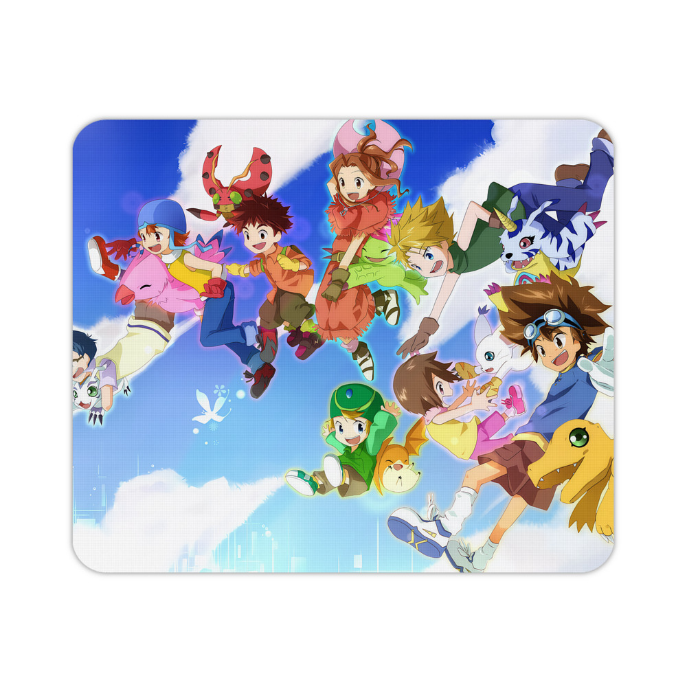 （画像用） Digimon デジタルモンスター/デジモン マウスパッド ステッチ加工 ラバー素材 防水 滑り止め 超薄型 ゲーミング/オフィス対応