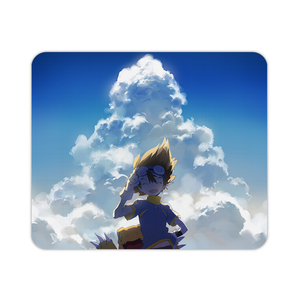 （画像用） Digimon デジタルモンスター/デジモン マウスパッド ステッチ加工 ラバー素材 防水 滑り止め 超薄型 ゲーミング/オフィス対応