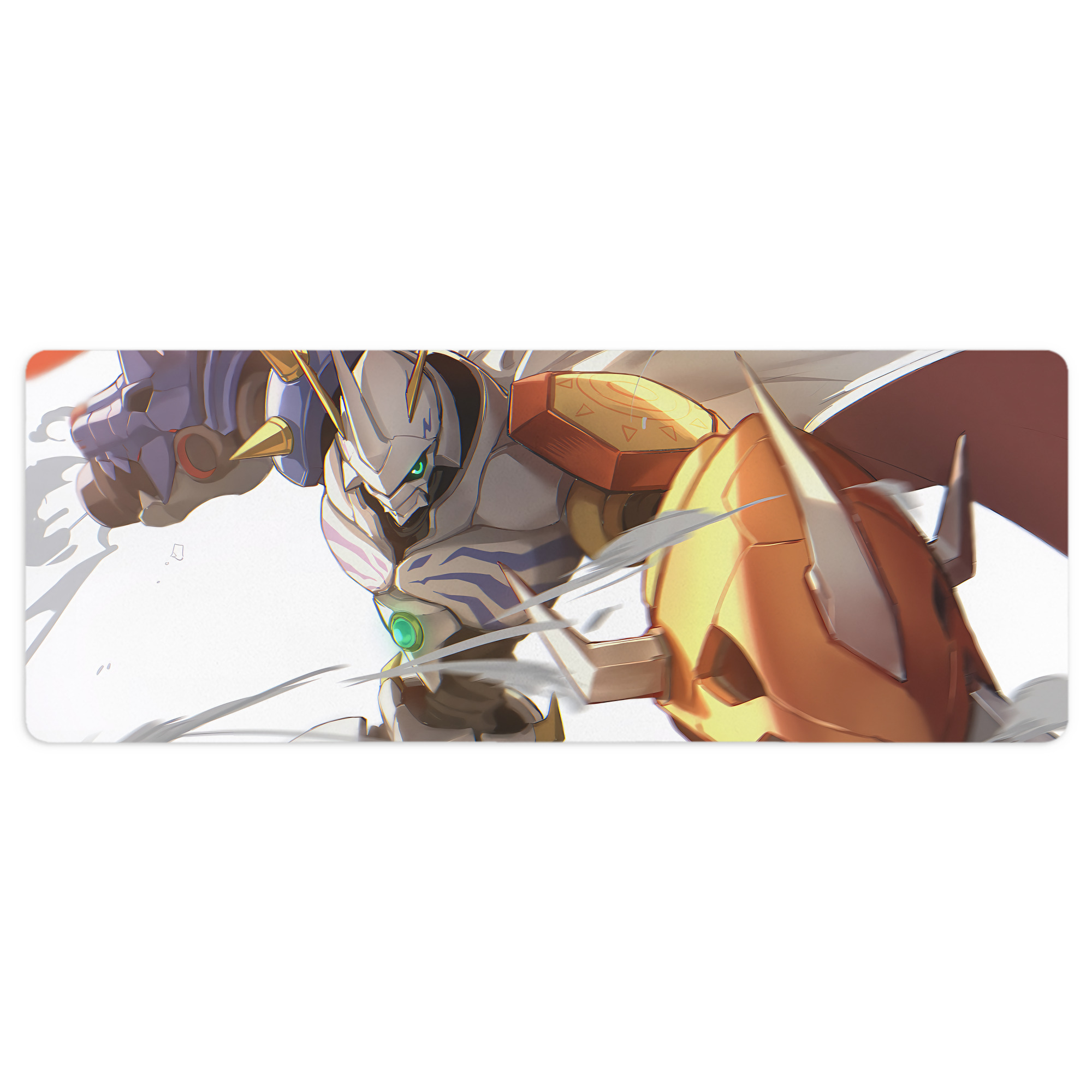 （画像用） Digimon デジタルモンスター/デジモン ステッチ加工 大判デスクマット／滑り止めマウスパッド