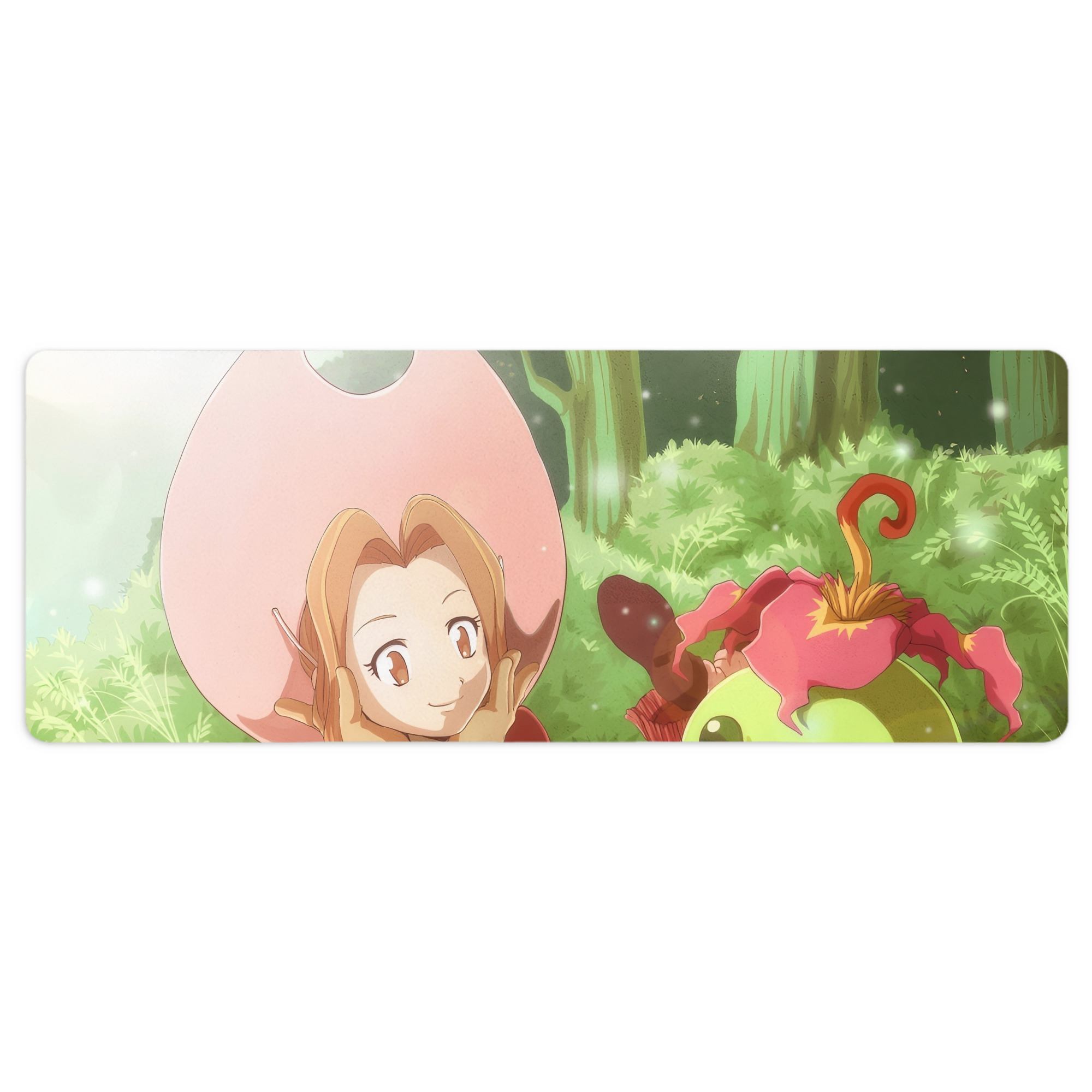 （画像用） Digimon デジタルモンスター/デジモン ステッチ加工 大判デスクマット／滑り止めマウスパッド