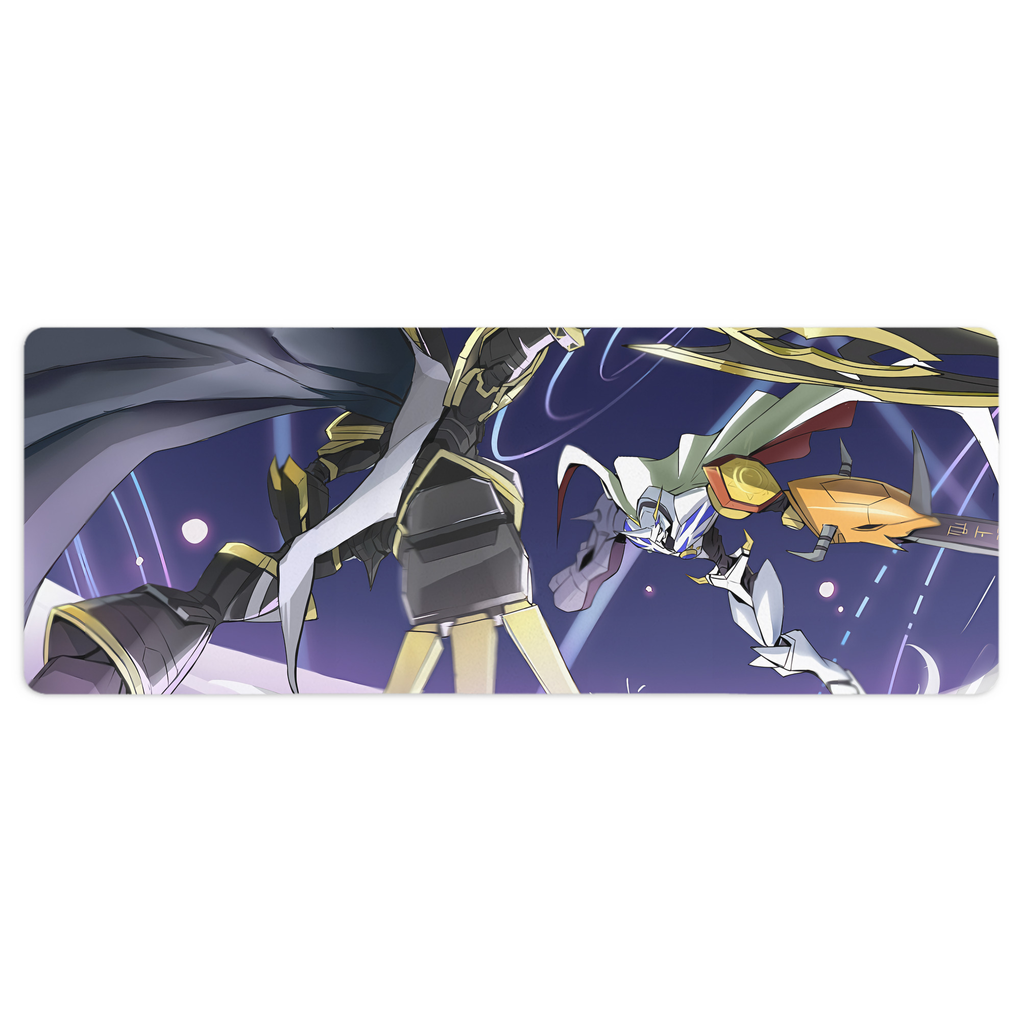 （画像用） Digimon デジタルモンスター/デジモン ステッチ加工 大判デスクマット／滑り止めマウスパッド