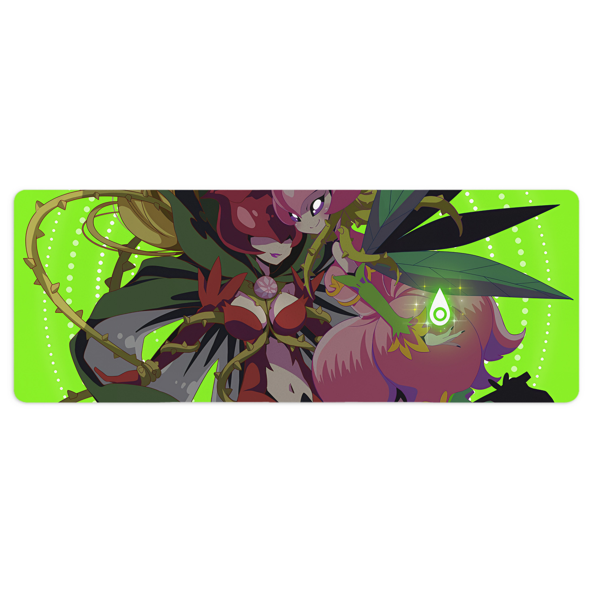 （画像用） Digimon デジタルモンスター/デジモン ステッチ加工 大判デスクマット／滑り止めマウスパッド