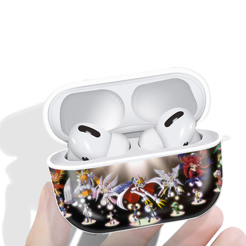 Digimon デジタルモンスター/デジモン 【AirPods Pro用】ハードシェル保護ケース 耐衝撃・防指紋・カラビナ付き商品仕様