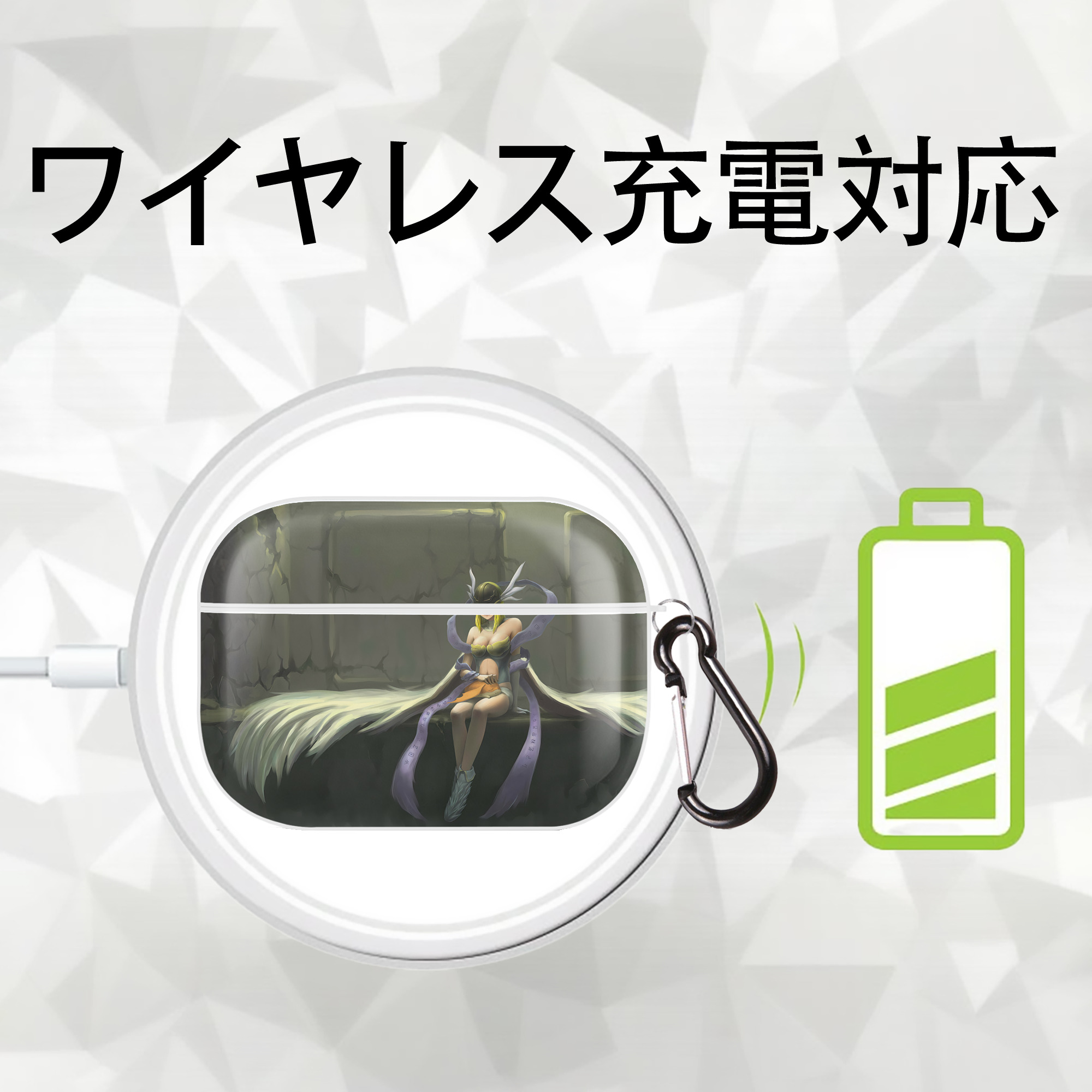Digimon デジタルモンスター/デジモン 【AirPods Pro用】ハードシェル保護ケース 耐衝撃・防指紋・カラビナ付き商品仕様