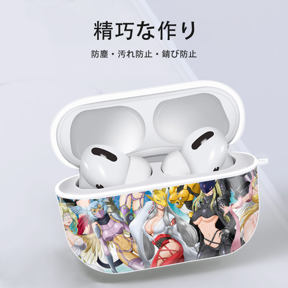 Digimon デジタルモンスター/デジモン 【AirPods Pro用】ハードシェル保護ケース 耐衝撃・防指紋・カラビナ付き商品仕様