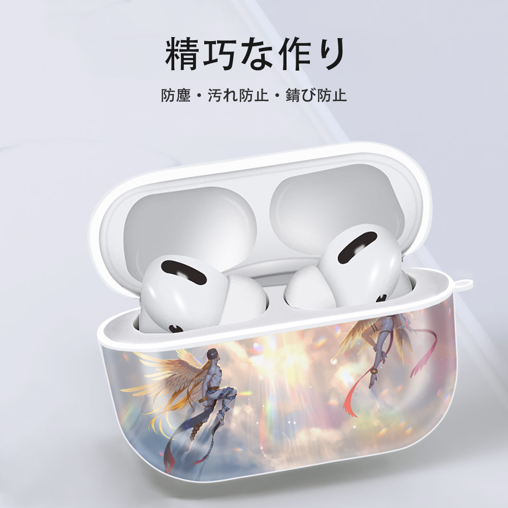 Digimon デジタルモンスター/デジモン 【AirPods Pro用】ハードシェル保護ケース 耐衝撃・防指紋・カラビナ付き商品仕様
