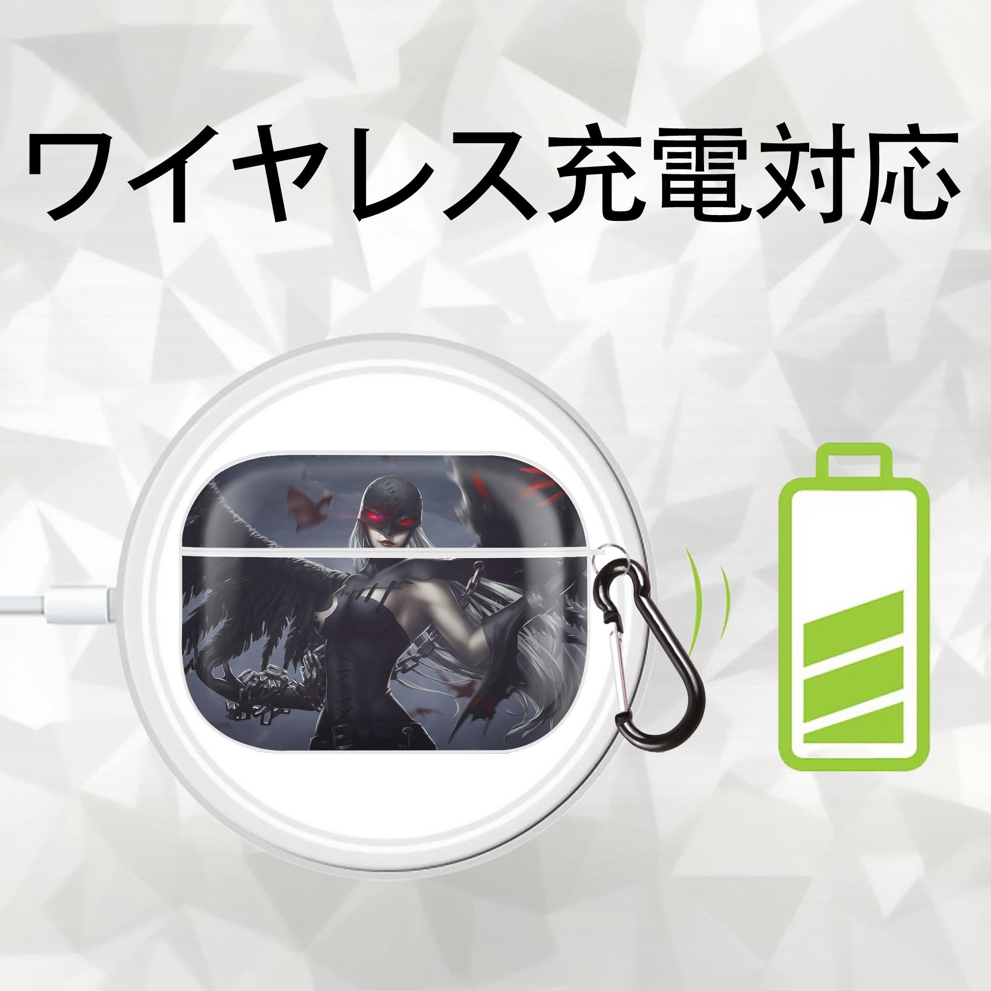 Digimon デジタルモンスター/デジモン 【AirPods Pro用】ハードシェル保護ケース 耐衝撃・防指紋・カラビナ付き商品仕様
