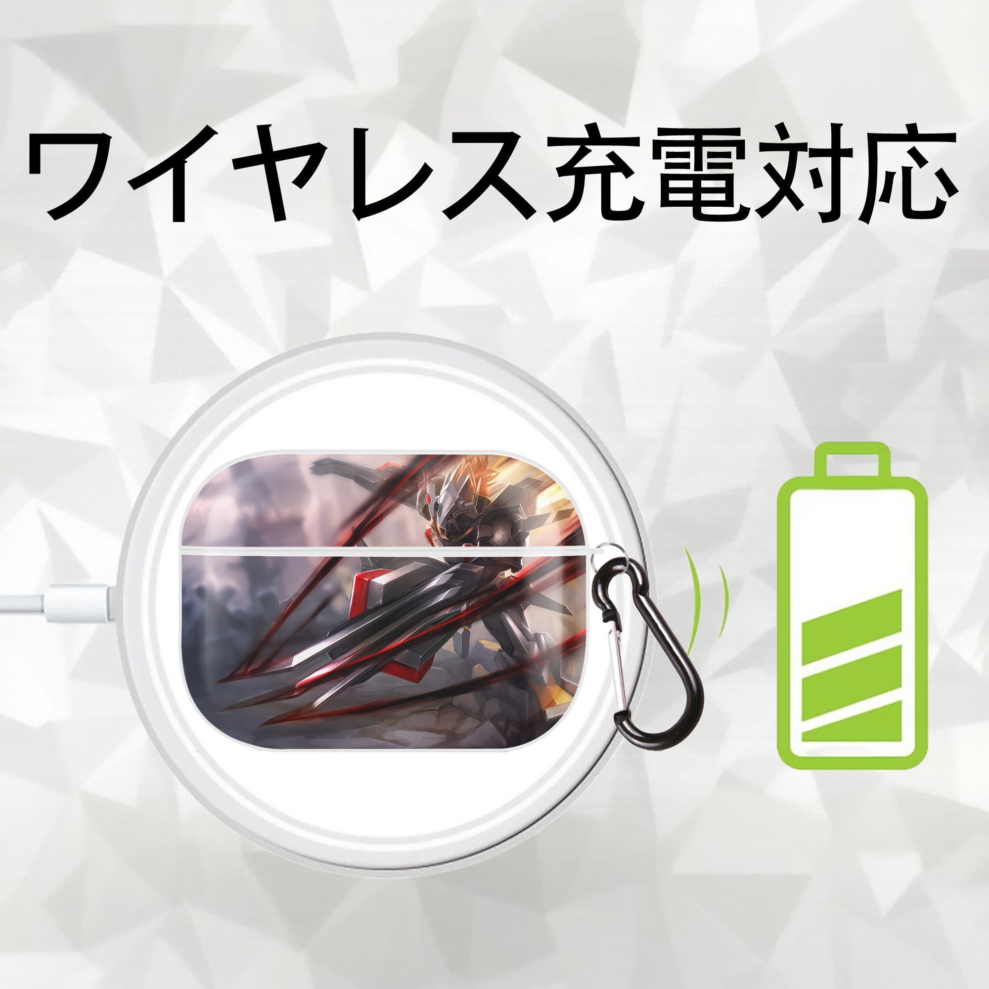 Digimon デジタルモンスター/デジモン 【AirPods Pro用】ハードシェル保護ケース 耐衝撃・防指紋・カラビナ付き商品仕様
