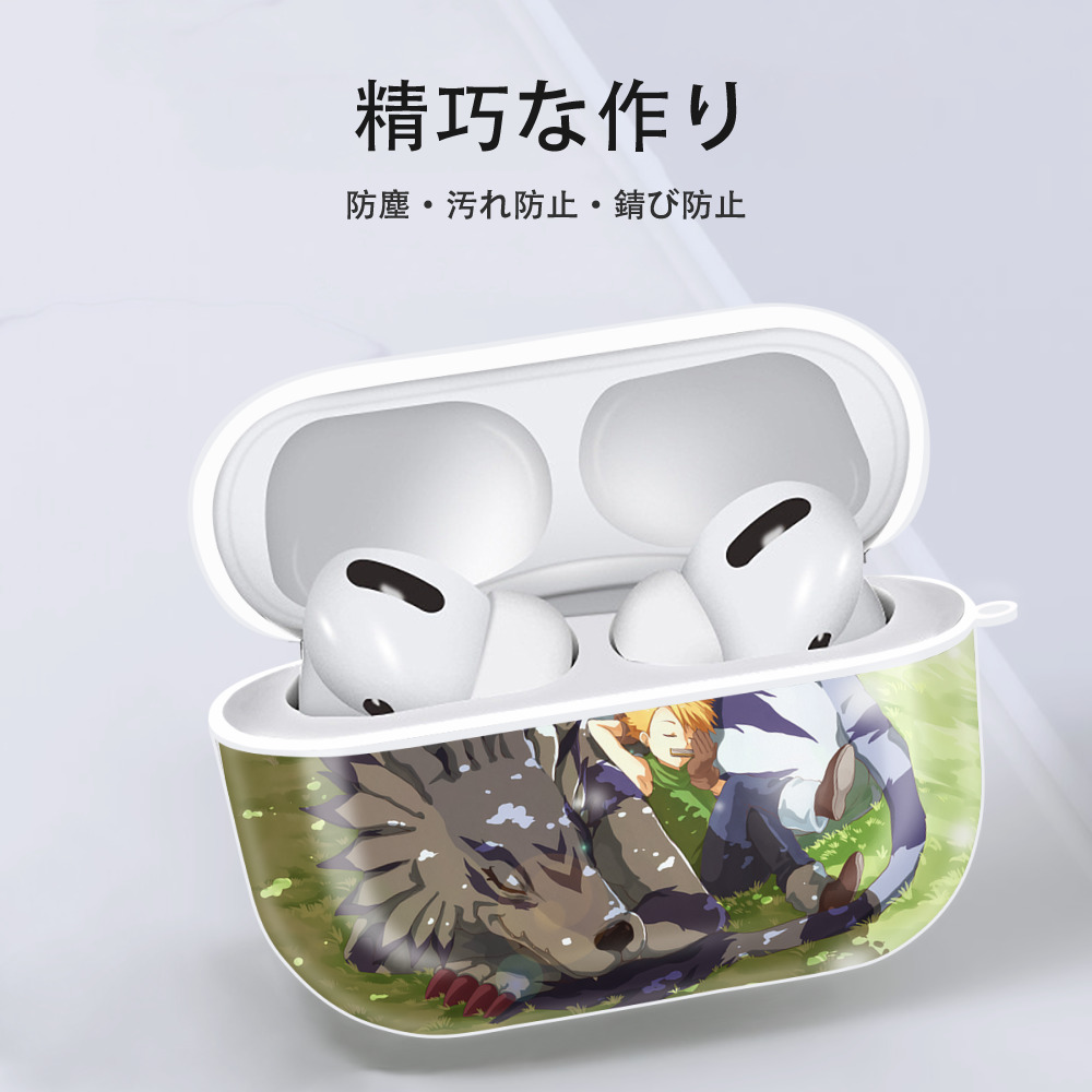 Digimon デジタルモンスター/デジモン 【AirPods Pro用】ハードシェル保護ケース 耐衝撃・防指紋・カラビナ付き商品仕様