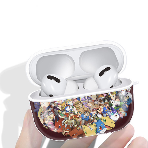 Digimon デジタルモンスター/デジモン 【AirPods Pro用】ハードシェル保護ケース 耐衝撃・防指紋・カラビナ付き商品仕様
