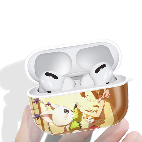 Digimon デジタルモンスター/デジモン 【AirPods Pro用】ハードシェル保護ケース 耐衝撃・防指紋・カラビナ付き商品仕様