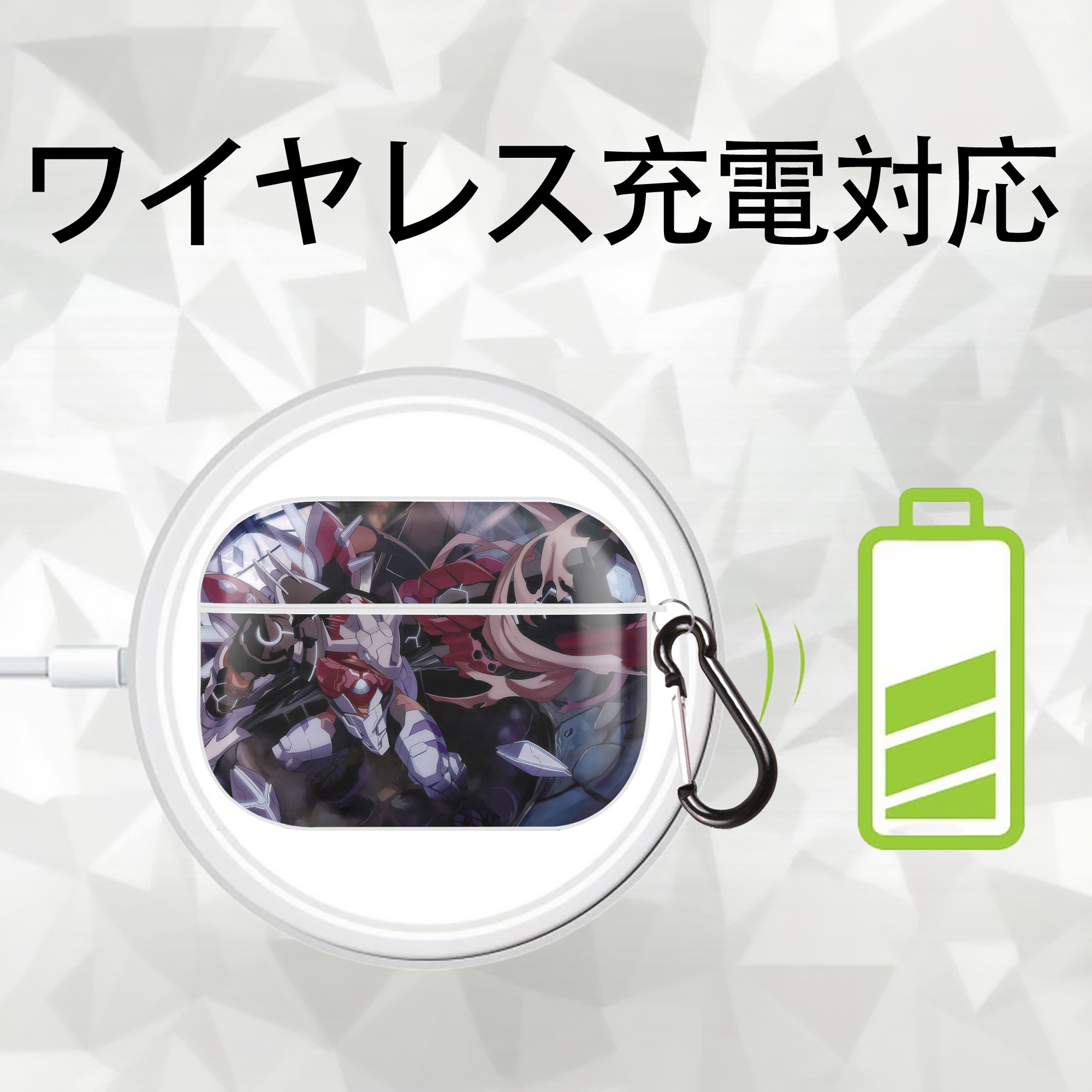 Digimon デジタルモンスター/デジモン 【AirPods Pro用】ハードシェル保護ケース 耐衝撃・防指紋・カラビナ付き商品仕様