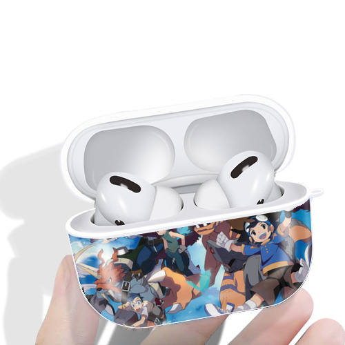 Digimon デジタルモンスター/デジモン 【AirPods Pro用】ハードシェル保護ケース 耐衝撃・防指紋・カラビナ付き商品仕様