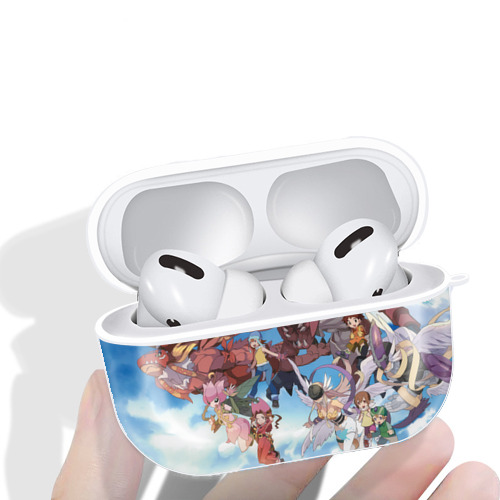 Digimon デジタルモンスター/デジモン 【AirPods Pro用】ハードシェル保護ケース 耐衝撃・防指紋・カラビナ付き商品仕様