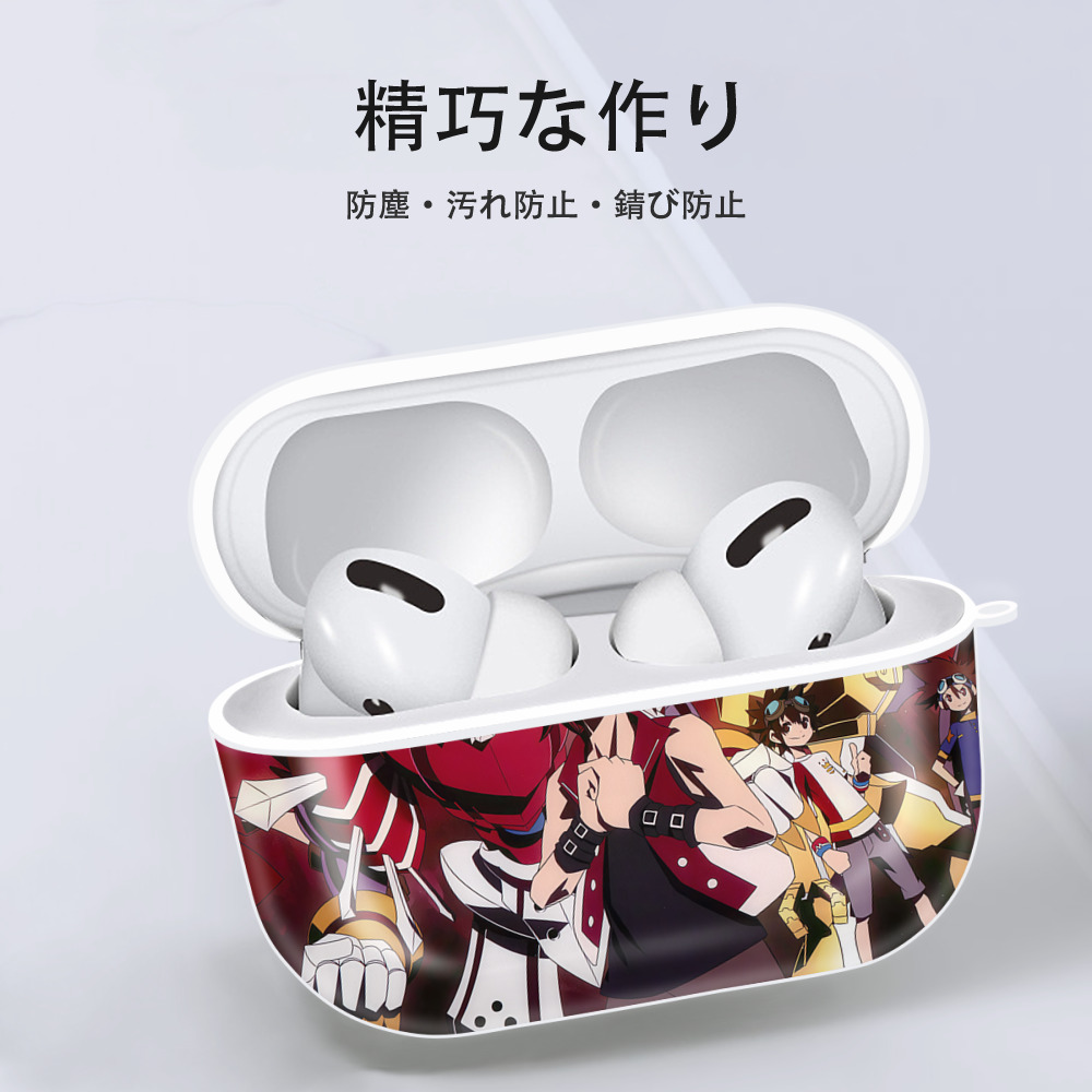 Digimon デジタルモンスター/デジモン 【AirPods Pro用】ハードシェル保護ケース 耐衝撃・防指紋・カラビナ付き商品仕様