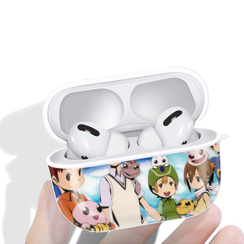 Digimon デジタルモンスター/デジモン 【AirPods Pro用】ハードシェル保護ケース 耐衝撃・防指紋・カラビナ付き商品仕様