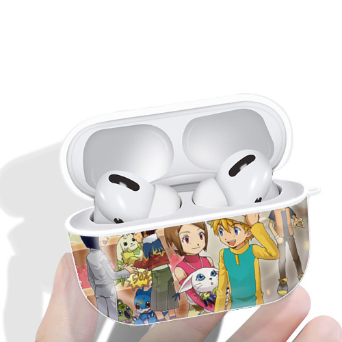Digimon デジタルモンスター/デジモン 【AirPods Pro用】ハードシェル保護ケース 耐衝撃・防指紋・カラビナ付き商品仕様