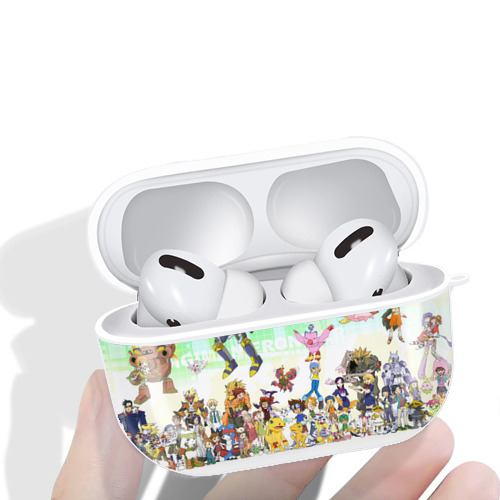 Digimon デジタルモンスター/デジモン 【AirPods Pro用】ハードシェル保護ケース 耐衝撃・防指紋・カラビナ付き商品仕様