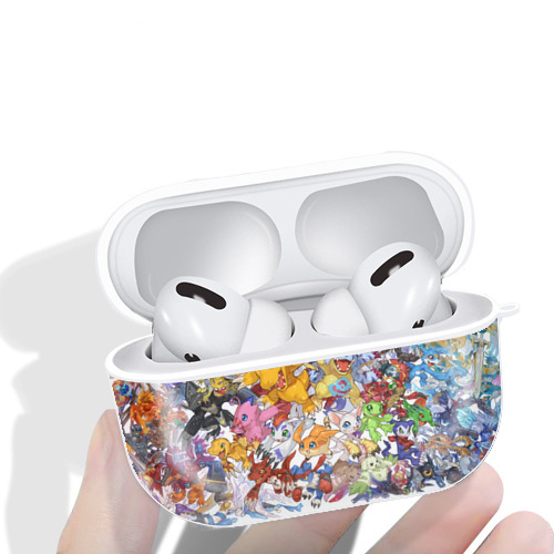 Digimon デジタルモンスター/デジモン 【AirPods Pro用】ハードシェル保護ケース 耐衝撃・防指紋・カラビナ付き商品仕様