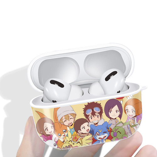 Digimon デジタルモンスター/デジモン 【AirPods Pro用】ハードシェル保護ケース 耐衝撃・防指紋・カラビナ付き商品仕様