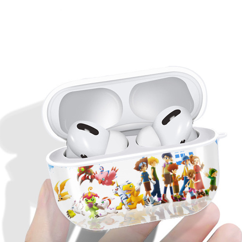 Digimon デジタルモンスター/デジモン 【AirPods Pro用】ハードシェル保護ケース 耐衝撃・防指紋・カラビナ付き商品仕様