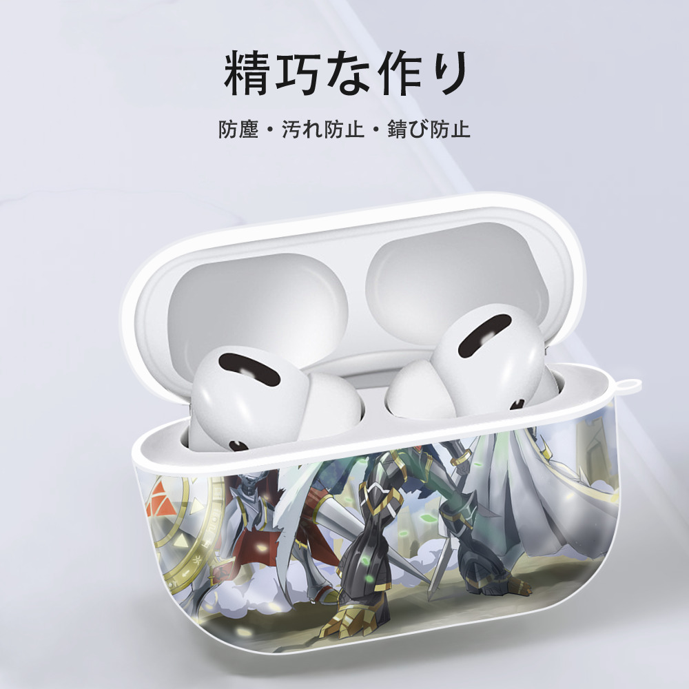 Digimon デジタルモンスター/デジモン 【AirPods Pro用】ハードシェル保護ケース 耐衝撃・防指紋・カラビナ付き商品仕様