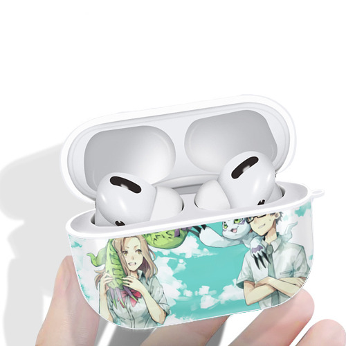 Digimon デジタルモンスター/デジモン 【AirPods Pro用】ハードシェル保護ケース 耐衝撃・防指紋・カラビナ付き商品仕様