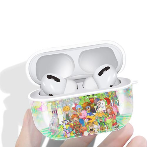 Digimon デジタルモンスター/デジモン 【AirPods Pro用】ハードシェル保護ケース 耐衝撃・防指紋・カラビナ付き商品仕様