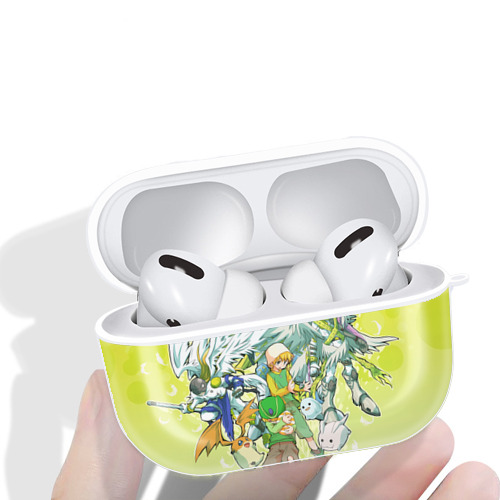 Digimon デジタルモンスター/デジモン 【AirPods Pro用】ハードシェル保護ケース 耐衝撃・防指紋・カラビナ付き商品仕様