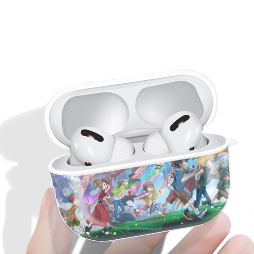Digimon デジタルモンスター/デジモン 【AirPods Pro用】ハードシェル保護ケース 耐衝撃・防指紋・カラビナ付き商品仕様