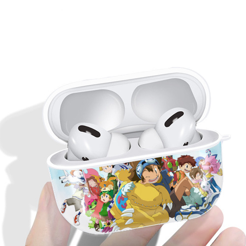 Digimon デジタルモンスター/デジモン 【AirPods Pro用】ハードシェル保護ケース 耐衝撃・防指紋・カラビナ付き商品仕様