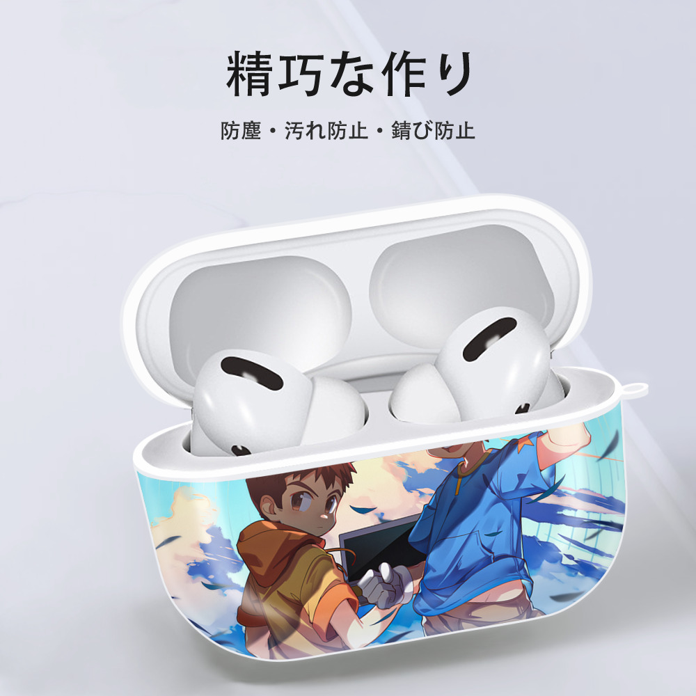 Digimon デジタルモンスター/デジモン 【AirPods Pro用】ハードシェル保護ケース 耐衝撃・防指紋・カラビナ付き商品仕様