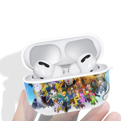 Digimon デジタルモンスター/デジモン 【AirPods Pro用】ハードシェル保護ケース 耐衝撃・防指紋・カラビナ付き商品仕様