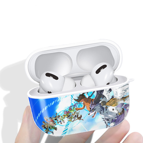 Digimon デジタルモンスター/デジモン 【AirPods Pro用】ハードシェル保護ケース 耐衝撃・防指紋・カラビナ付き商品仕様