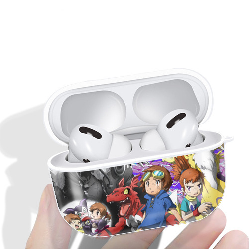 Digimon デジタルモンスター/デジモン 【AirPods Pro用】ハードシェル保護ケース 耐衝撃・防指紋・カラビナ付き商品仕様