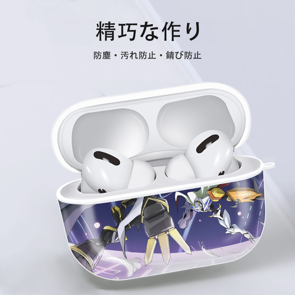 Digimon デジタルモンスター/デジモン 【AirPods Pro用】ハードシェル保護ケース 耐衝撃・防指紋・カラビナ付き商品仕様