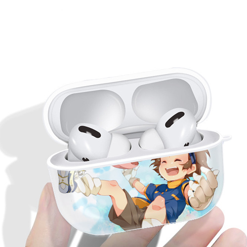 Digimon デジタルモンスター/デジモン 【AirPods Pro用】ハードシェル保護ケース 耐衝撃・防指紋・カラビナ付き商品仕様