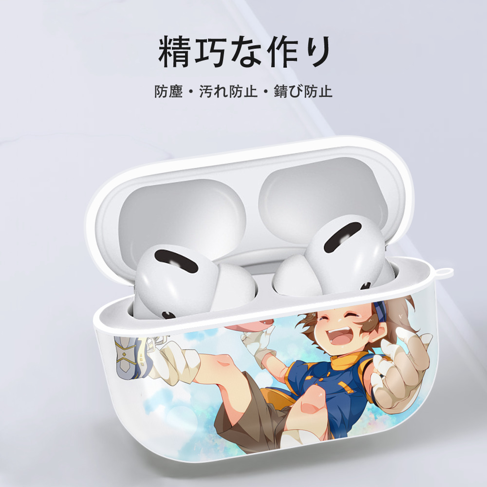 Digimon デジタルモンスター/デジモン 【AirPods Pro用】ハードシェル保護ケース 耐衝撃・防指紋・カラビナ付き商品仕様