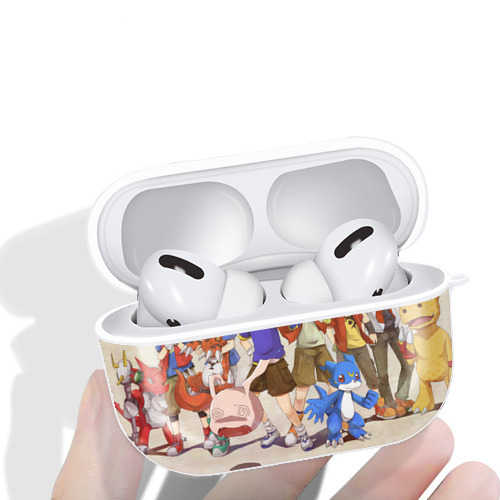 Digimon デジタルモンスター/デジモン 【AirPods Pro用】ハードシェル保護ケース 耐衝撃・防指紋・カラビナ付き商品仕様