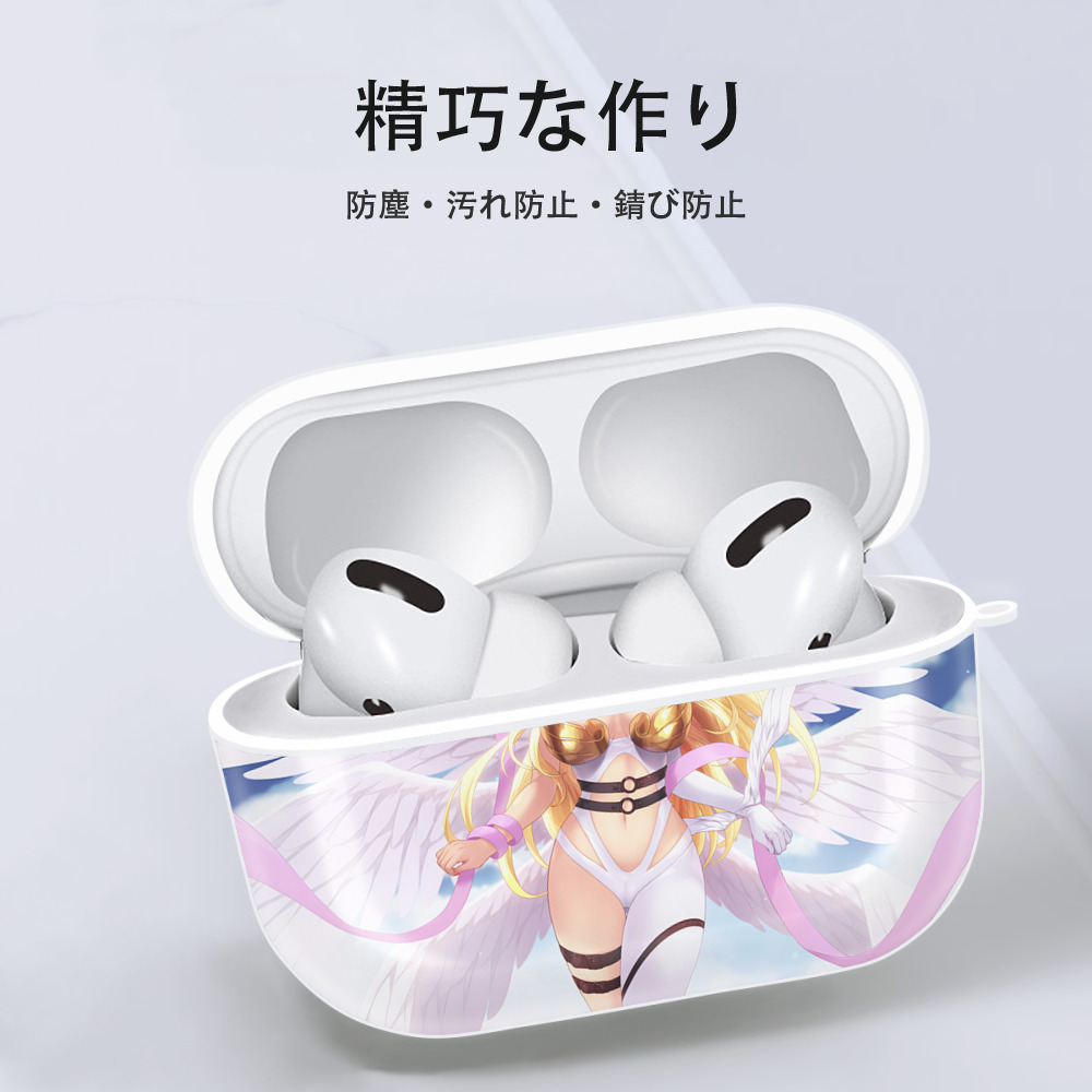 Digimon デジタルモンスター/デジモン 【AirPods Pro用】ハードシェル保護ケース 耐衝撃・防指紋・カラビナ付き商品仕様